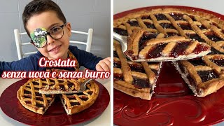 Crostata senza uovo e senza burro [upl. by Elleina175]