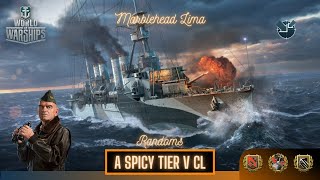 World of Warships  Marblehead Lima A Spicy Tier V CL [upl. by Fendig]