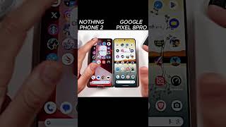 NOTHING PHONE 2 VS GOOGLE PIXEL 8 PRO SPEED TEST [upl. by Efram50]