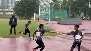 Uzayr PKK Lencana Ahli Olahraga 4 x 200m L MSSD Hulu Langat [upl. by Mat]