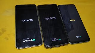 Vivo Y16 vs Realme C55 vs POCO M4 5G reboot speed test [upl. by Atinra358]