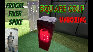 Square Golf Unboxing  The Coolest Little Launch Monitor  The Budget Golf Sim Ultimate Upgrade [upl. by Capps]