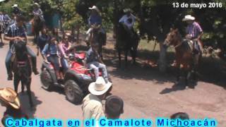 cabalgata en el camalote michoaca 13 de mayo 2016 [upl. by Ddat]