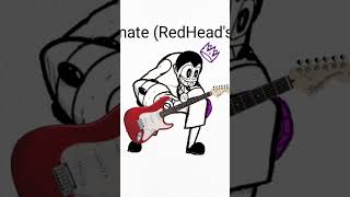 Penultimate RedHeads Remix FNF Song Read Description fnf funny animation fnftricky [upl. by Aikam]