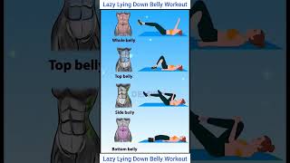 shortsfeed Lazy Lying Down Belly Work youtubeshorts [upl. by Farr]