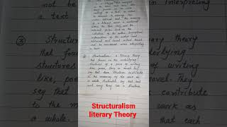 Structuralism literary Theory [upl. by Balkin]