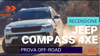 Jeep Compass 4xe PHEV 190CV in fuoristrada  3°Pt [upl. by Assilac]