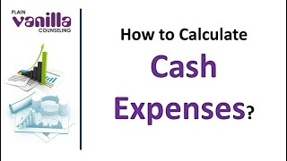 AFS 46 Calculating Cash Expenses in Direct Method of Cash Flow Statement [upl. by Arahsat]