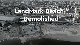 LandMark Beach Before amp After Demolition lagosnigeria beach nigerianmovies mini3pro dronevideo [upl. by Aurthur]