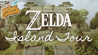 THE LEGEND OF ZELDA INSPIRED ISLAND TOUR  Animal Crossing New Horizons [upl. by Lacey]