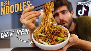 These Noodle Tik Tok Recipes Blew My Mind 🤯 [upl. by Bilow]