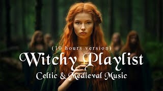 Wiccan Music 🌙 Celtic Medieval Witchy Playlist  Enchanting Witchcraft Fantasy Music  10h Version [upl. by Esimaj]