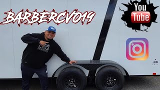 BOUGHT A NEW MOTORCYCLE ENCLOSED TRAILER 7X16  ROAD TRIP TIME  2019 STREET GLIDE CVO [upl. by Dorahs]