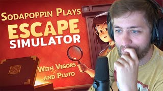 Sodapoppin Plays Escape Simulator [upl. by Ettennaej]