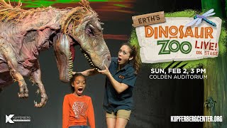 Erths Dinosaur Zoo Live at KCA 222025 3 PM [upl. by Nauqed]