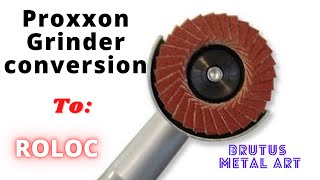 How to convert a Proxxon angle grinder to the ROLOC system [upl. by Lourdes]