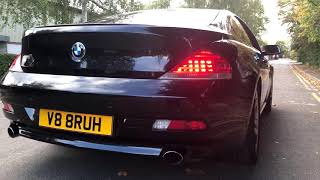 BMW E63 650i Stock Exhaust Mod [upl. by Ardnohsal764]