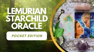 Lemurian Starchild Oracle pocket edition Review [upl. by Ytsirk]