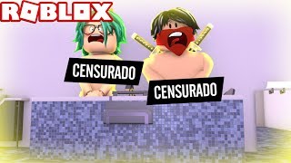 ENCERRADOS SOLOS EN UN BAÑO en ROBLOX😱 [upl. by Giorgio]