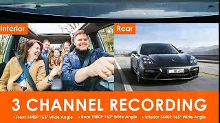 Vantrue N4 3 Channel Dash Cam  Best Camera for YouTube channel [upl. by Osnohpla]