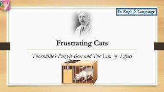 Eedward Thorndike theory of learning  Law of effect  In English by Dear Knowledge [upl. by Firestone]