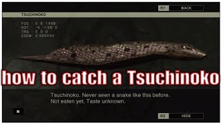 Metal Gear Solid 3 How to catch a Tsuchinoko mgs3 metalgearsolid [upl. by Ainslie]