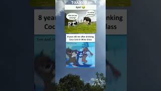 Cow making milkshake meme txa3000 hilariousmems memespark [upl. by Asusej]