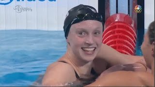 Another 800m World Record for Ledecky  Universal Sports [upl. by Banna]