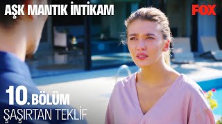 Ozan Çağlaya Evlenme Teklifi Etti  Aşk Mantık İntikam 10 Bölüm [upl. by Siocnarf]