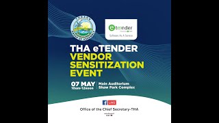 THA eTender Vendor Sensitization Event  07th May 2024 [upl. by Aip]