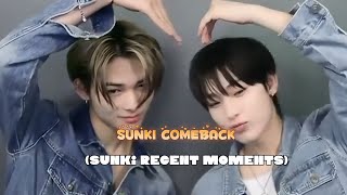 SUNKI COMEBACK sunki recent moments 🧡✨ enhypen sunki [upl. by Odraboel308]