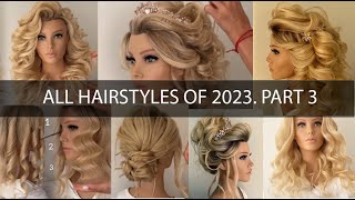 All hairstyle tutorials by Andreeva Nata 2023 Part 3 [upl. by Hu236]