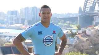 Israel Folau commits to Tahs until 2018 [upl. by Ahsinid]