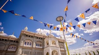 Nagar Kirtan at Guru Nanak Darbar Gurdwara Gravesend  Vaisakhi 2017 In 4k [upl. by Arundel]