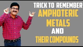 Trick to remember Amphoteric Metals and their Compounds by Er Dushyant KumarBTech IITRoorkee [upl. by Koziel]