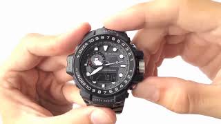 QUICK FUNCTIONS CASIO GULFMASTER GSHOCK GWN1000C1A [upl. by Abate53]