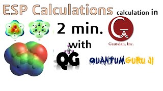 Electrostatic Potential ESP Surface Calculations and Analysis Using Gaussian  Part 4 [upl. by Llerrut]