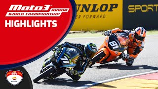 Highlights  Motorland Aragón 2017  Moto3  FIM CEV Repsol [upl. by Lotsirk]