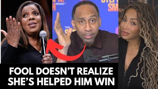 Letitia James Hit With REVERSE UNO Stephen A Smith Unleashes On Her [upl. by Noy]