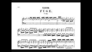 J S Bach Fugue in C Major BWV 953 from quotFour Little Fuguesquot [upl. by Vachill137]