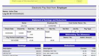 Doculivery Pay Stub QuickStart Demo [upl. by Yrellav257]