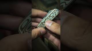 MOKUME GANE WOOD GRAIN SWISS ARMY KNIFE [upl. by Haelahk]