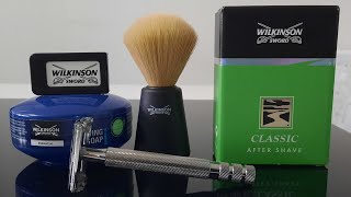 10💈 Wilkinson Sword SetRasierhobelRasierseifeRasierklingeRasierpinselA [upl. by Klapp16]