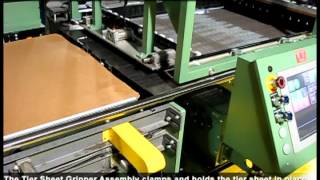 NP8200 Bulk Palletizer  Tier Sheet Gripper Assembly [upl. by Naneek]