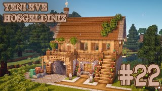 Yeni Ev Efsannnneee   Minecraft Türkçe 22 [upl. by Dlarrej746]