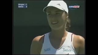 2001 San Diego Semifinal Seles vs Hingis [upl. by Alecram833]