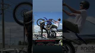 WR450 smooth wheelie  good job  Motorcycle festival  WHEELIE MACHINES AUSTRALIA [upl. by Killion]