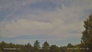 Timelapse weerstation Gasselternijveenschemond 19072024 [upl. by Kalinda]