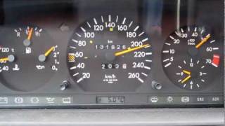 E320 W124 MercedesBenz 100215 kmh Acceleration [upl. by Nations]