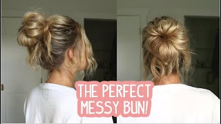 POV YOU FOUND YOUR GOTO MESSY BUN TUTORIAL Summer Hairstyle  Boho  Short Medium Long Hair [upl. by Eednim]